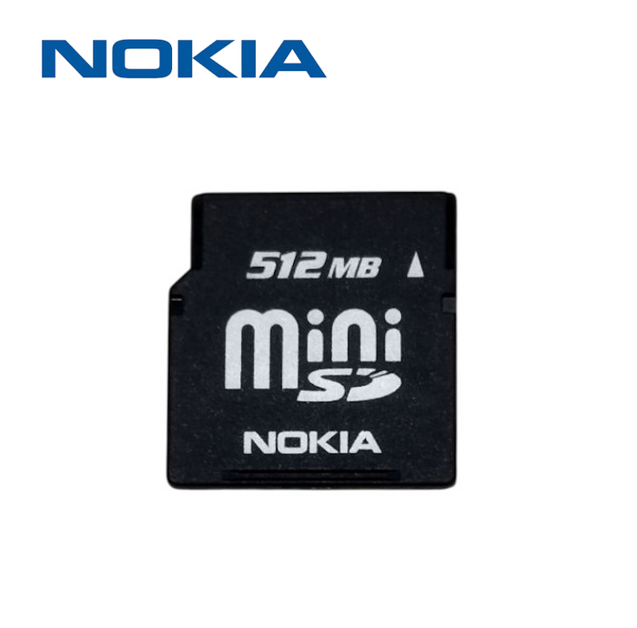 Nokia MiniSD atmiņas karte 512 Mb