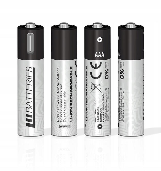 Liibattaries Uzlādējami Jaudīgi akumulatori Lithium-Ion ar