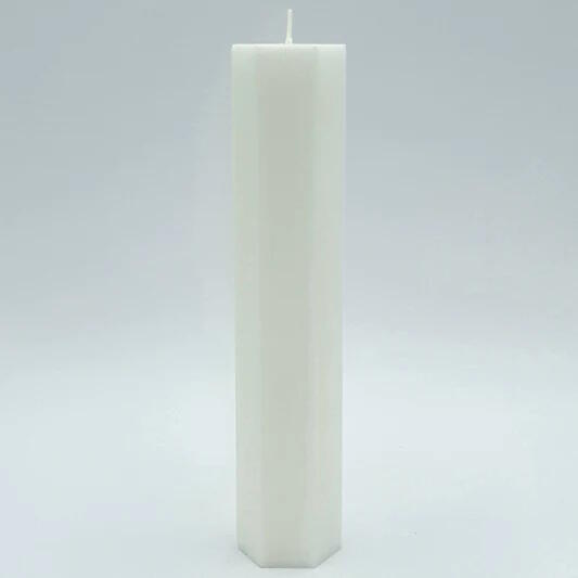 Baltic Candles "Lace Candle" Кристаллический стеариновый цилиндр / время сгорания 38h (50x200mm) White (39079)