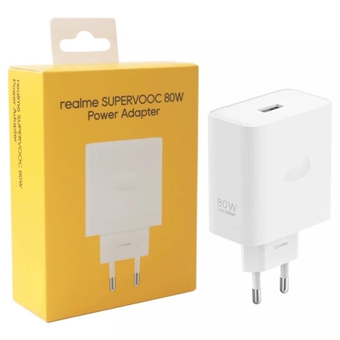 Realme VCB8OAEH SUPERVOOC 80W Адаптер питания USB-A White (VCB8OAEH)