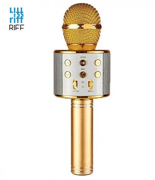 Riff WS-858 Karaoke Mikrofons ar Skaļruni