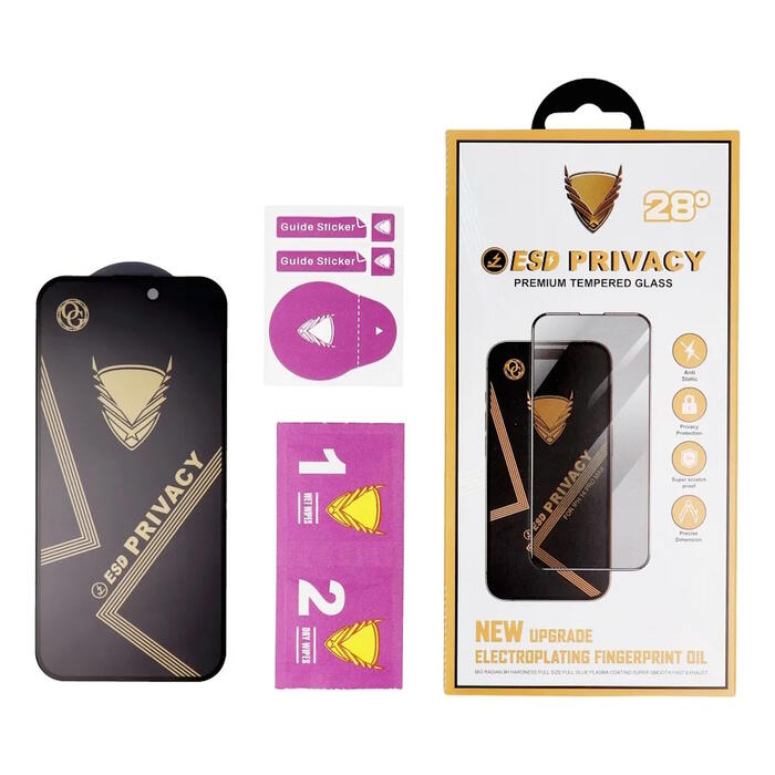 Riff 9H Pro Privacy aizsargstikls priekš