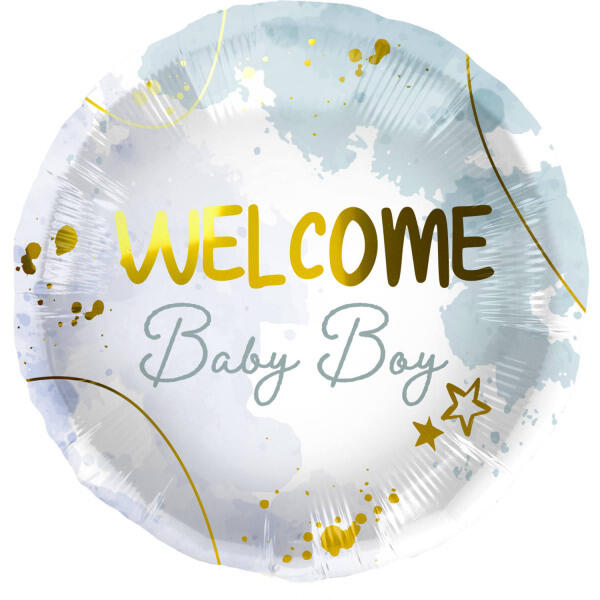 Folat Folija gaisa balons "Welcome Baby Boy" 45cm (67953)