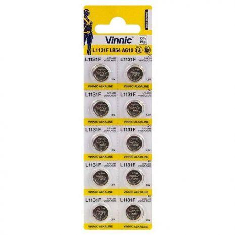 Vinnic AG10 baterijas blistera iepakojums 1