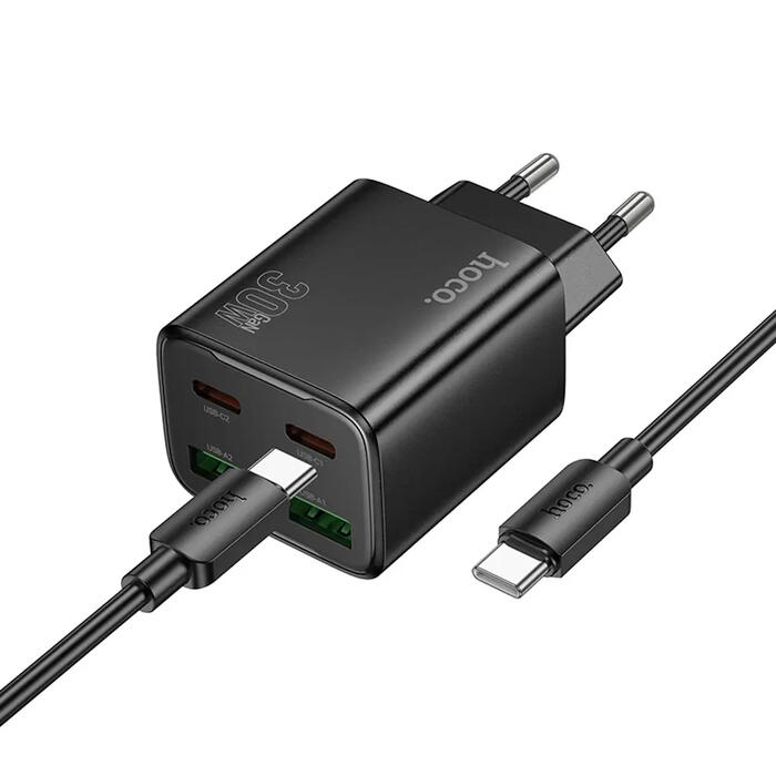 Hoco N56 lādētājs 2x USB-C +