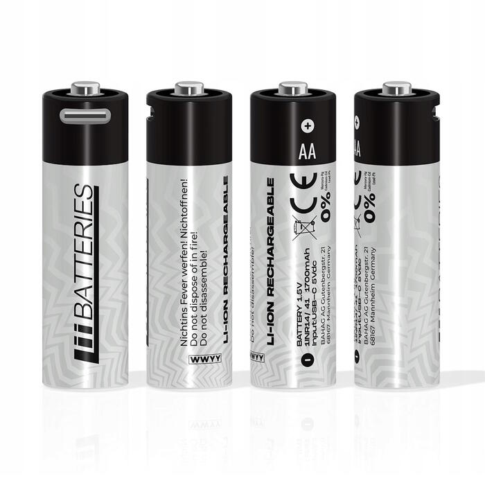 Liibattaries Uzlādējami Jaudīgi akumulatori Lithium-Ion ar