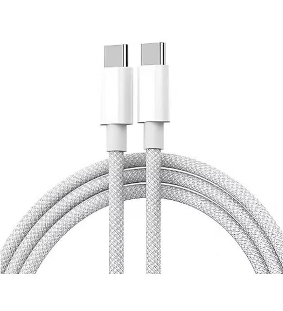 Apple MQKJ3ZM/A USB-C - USB-C 60W провод для быстрого заряда и передачи данных 1m White (OEM) (MQKJ3ZM/A/OEM)