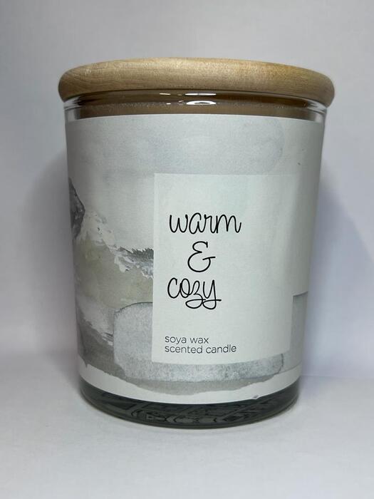 Baltic Candles Warm&Cozy Aromatizēta svece stikla