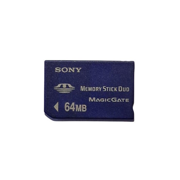 Sony Memory Stick Pro Duo Magicgate Карта памяти 64 МБ б/у протестирована отформатирована Bulk (PS-M-SON-MSPD-64)