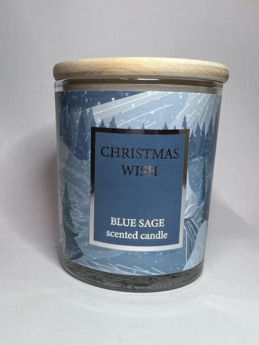 Baltic Candles Blue Sage Aromatizēta svece