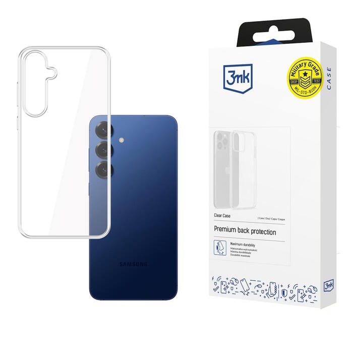 3MK 1,2mm Прозрачный чехол для Samsung Galaxy S25 FE S731B (3MK-CL-S25FE)