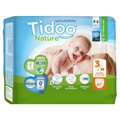 Tidoo Nature Autiņbiksītes ECO Izmērs 3/M