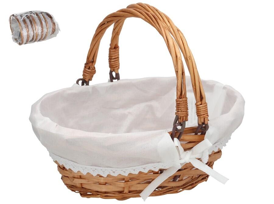 Ovāls grozs ar rokturiem, 27.00 × 18.00 × 10.00 cm (8445393431062)