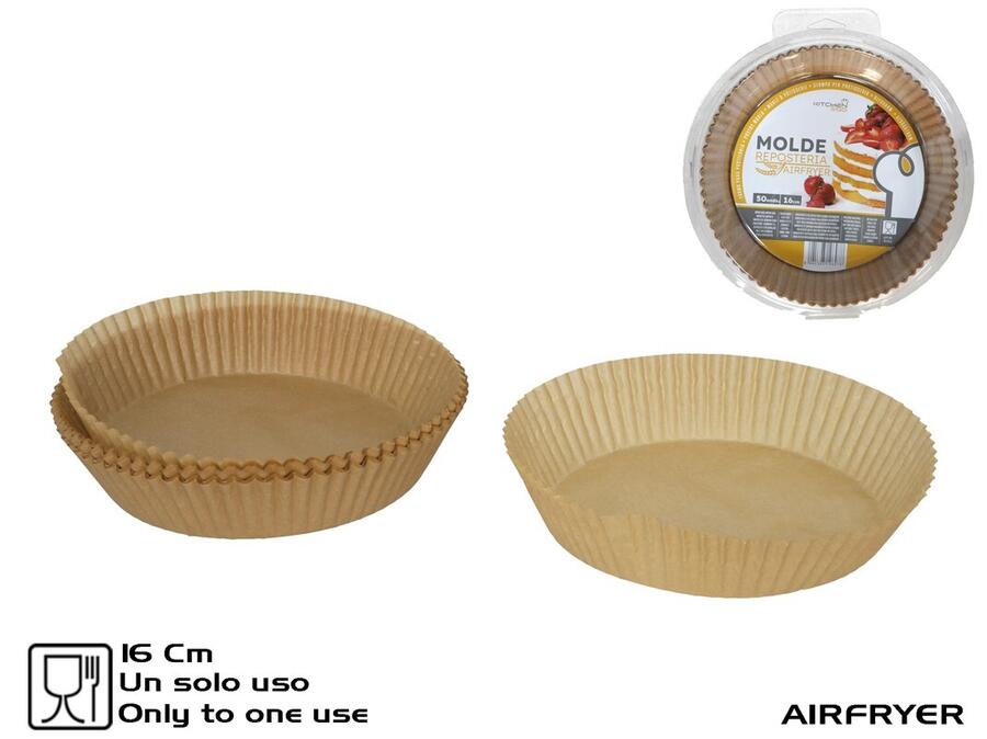 Gaisa fritiera papīra cepamforma 16 cm