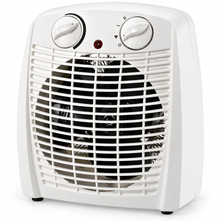 Обогреватель, 2000W, 3 режима работы, функция холодного обдува, белый, 55V51970CW, Oliver Voltz (55V51970CW)