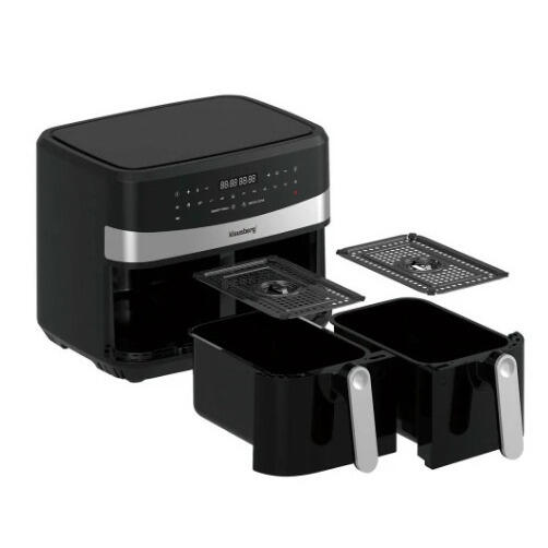 Klausberg digitālais 9L dubultā groza gaisa fritieris, KB 7573 air fryer* (KB 7573)