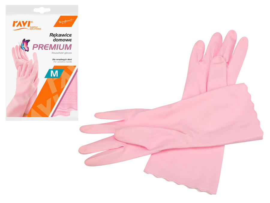 PREMIUM mājsaimniecības cimdi M, 1 pāris