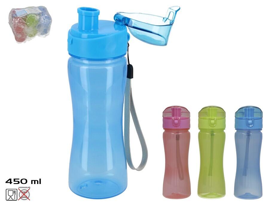 Plastmasas pudele 450 ml, 3 krāsas