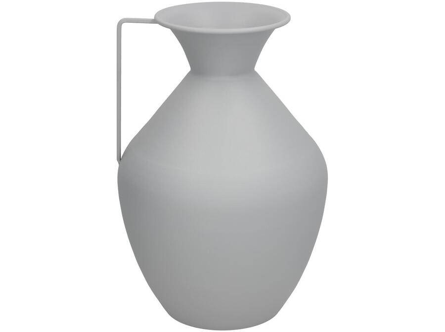 Vāze, pelēks metāls, 15.5D x