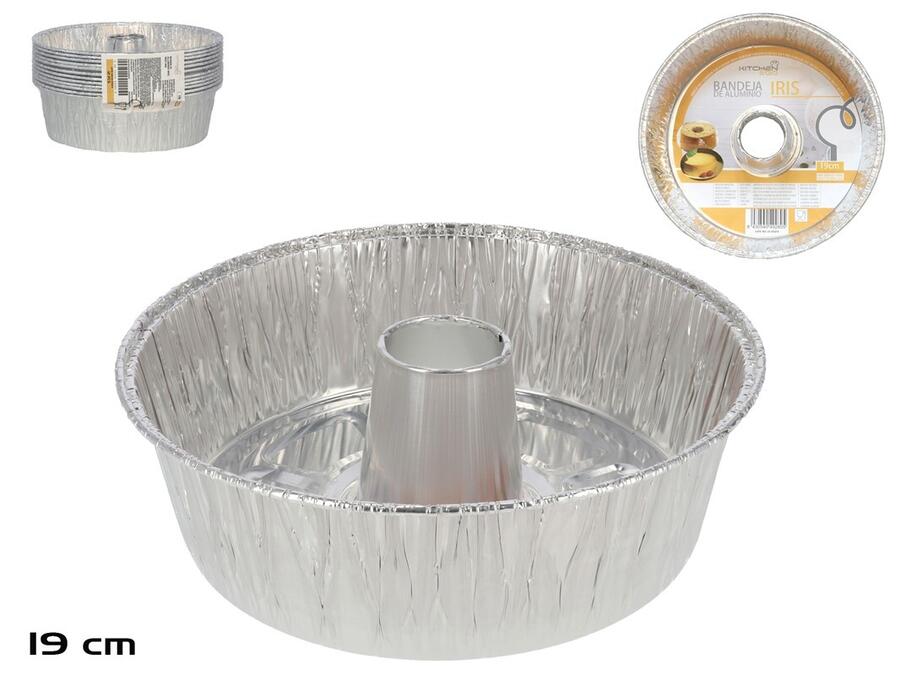 Алюминиевая форма для выпечки, 6 x 19,5 x 19,5 см, KITCHEN&GO (8430540492805)
