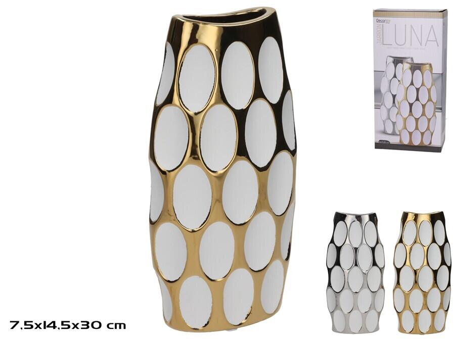 Ваза 14,5 x 7,5 x 30 см, 2 вида, 30 x 14,5 x 7,5 см, DECORLIFE (8445393372778)