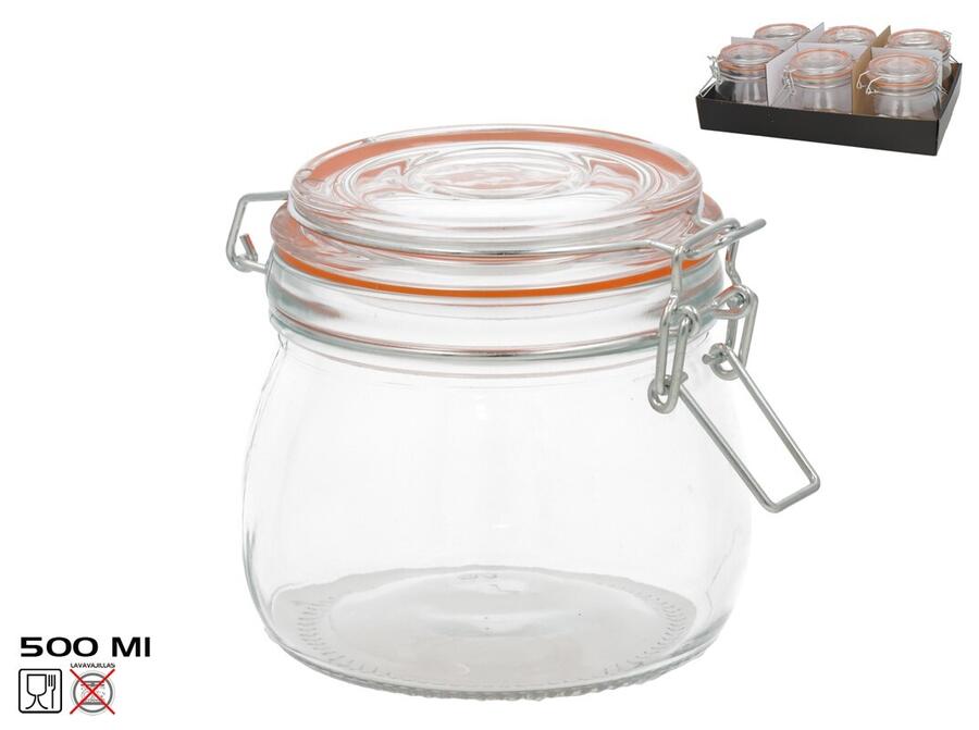Hermētiska burka 500 ml, 10,5