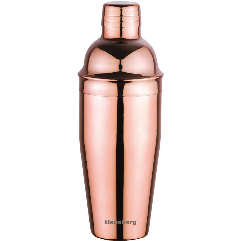 Klausberg Rose Gold kokteiļu šeikeris, nerūsējošais