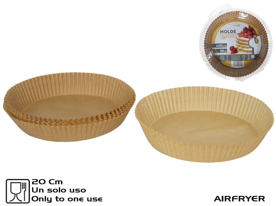 Gaisa fritiera papīra cepamforma 20 cm