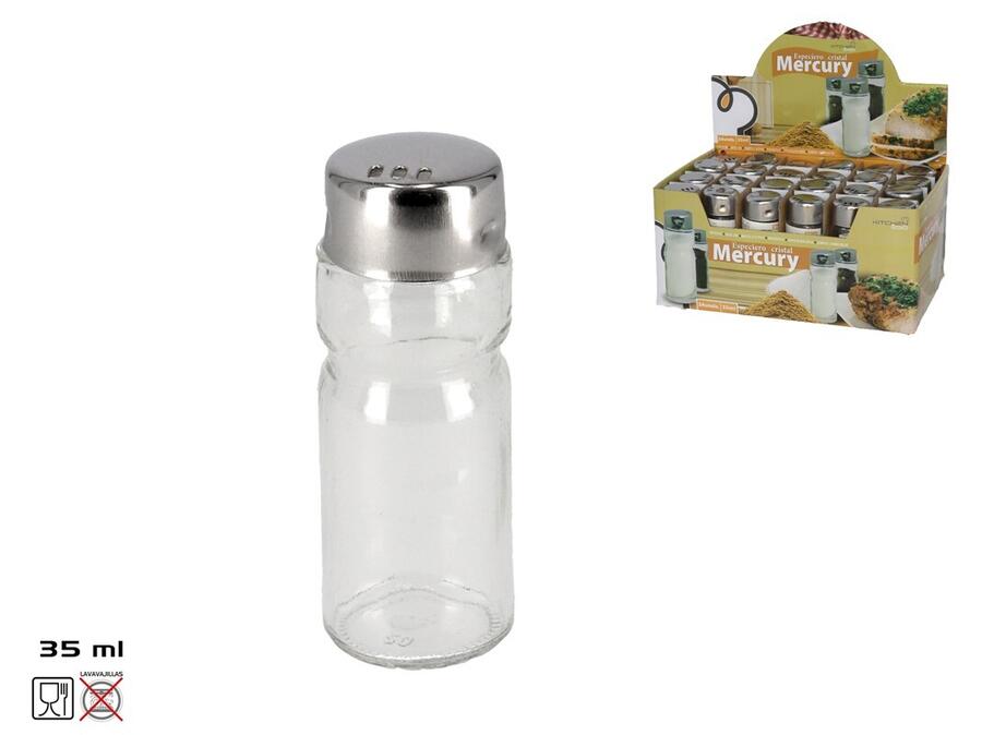 Garšvielu burciņa 35 ml, 3x3x9 cm, KITCHEN&GO (8430540818957)