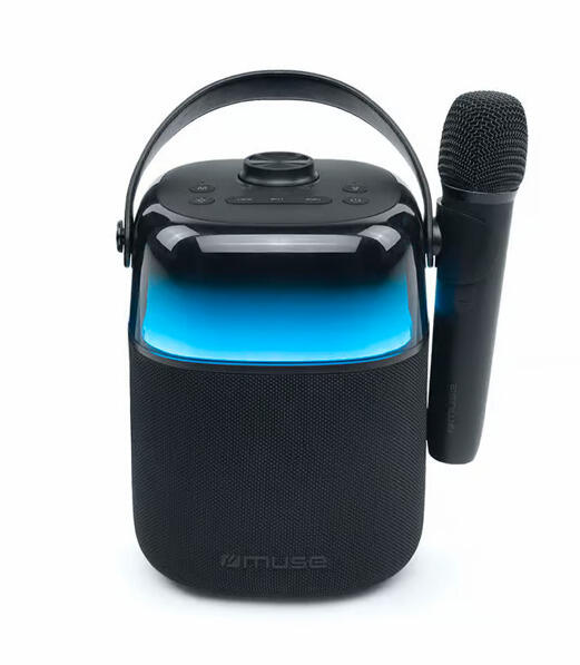 Lādējams Bluetooth karaoke skaņu sistēma ar