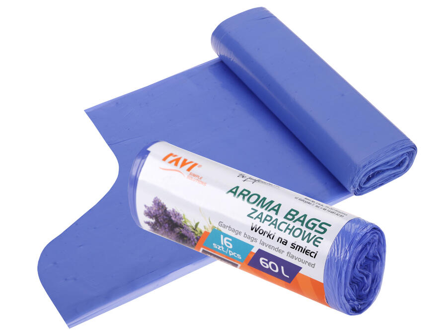 Мешки для мусора AROMA BAGS 60 л, аромат лаванды, 16 шт., 16.5 x 4 x 4, 00752, Simple Solution (00752)