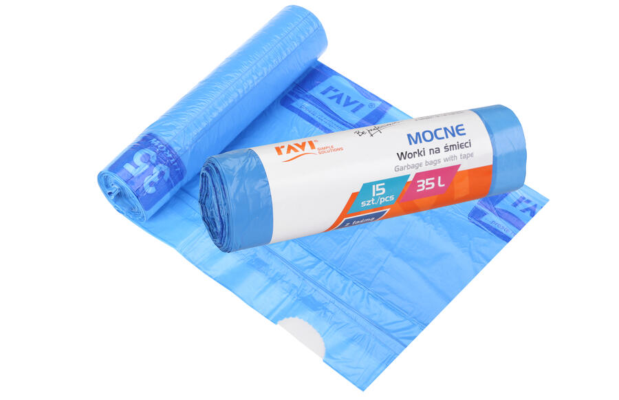 Мешки для мусора с лентой 35 л, 15 шт., 18.5 x 4 x 4, 00713, Simple Solution (00713)