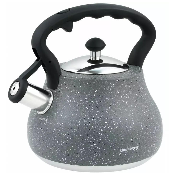 Tradicionālā tējkanna 2.7L pelēka marmora
