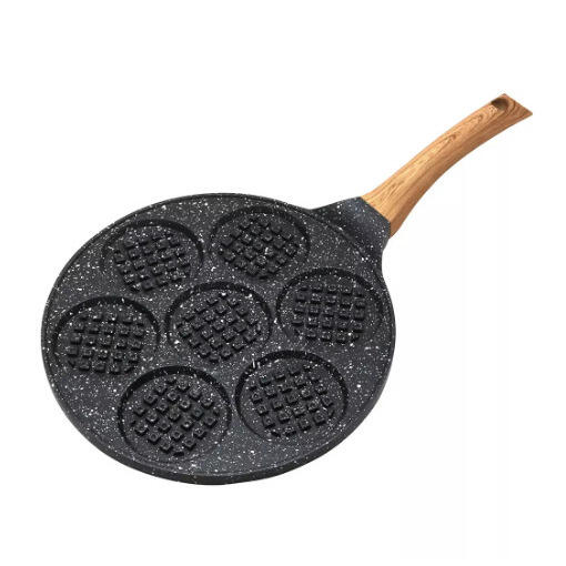 Pankūku panna, alumīnija, melna marmora pārklājums, Ø26.5 cm, KH 1668, Kinghoff (KH 1668)