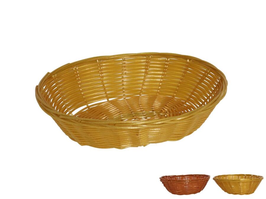 Klasisks pīts plastmasas maizes grozs 20x25x6