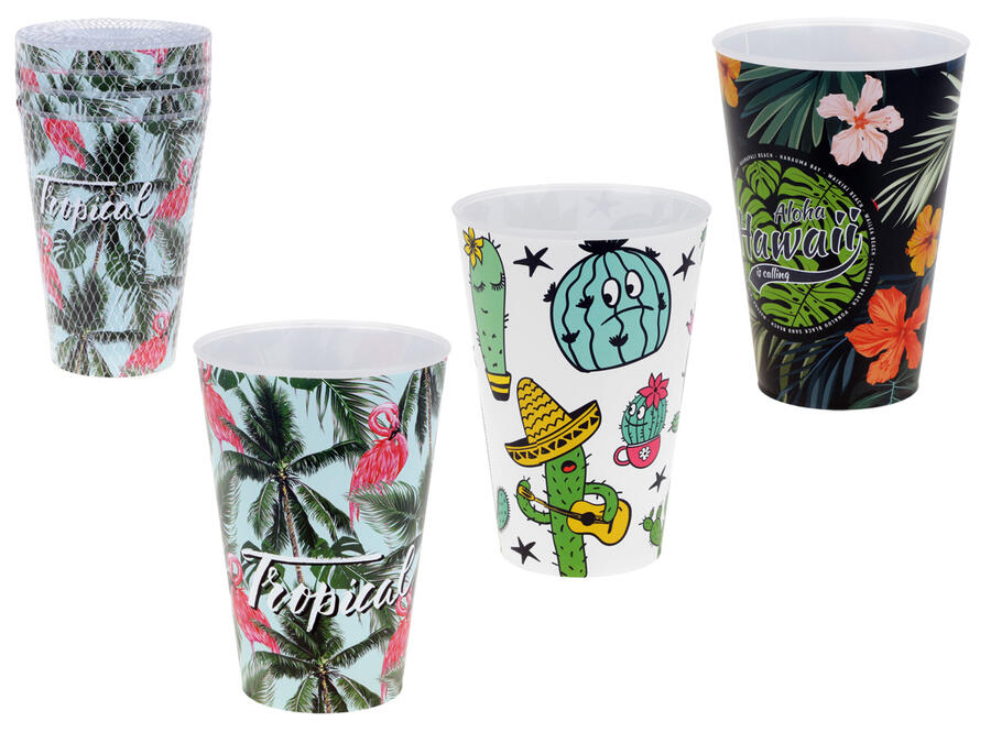 Plastmasas krūžu komplekts, 4 gab., 400