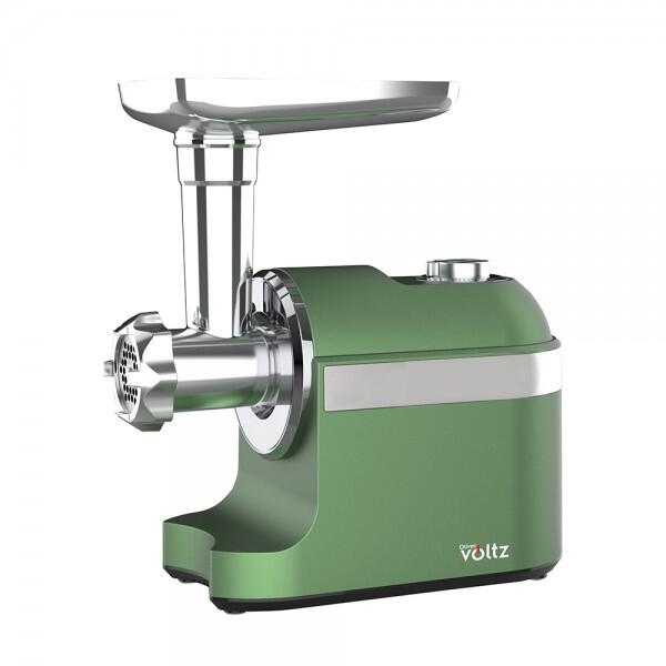Мясорубка Oliver Voltz 5OV51991FG, 1800W, 2 скорости, функция реверса, насадка для томатов, зелёная (5OV51991FG)
