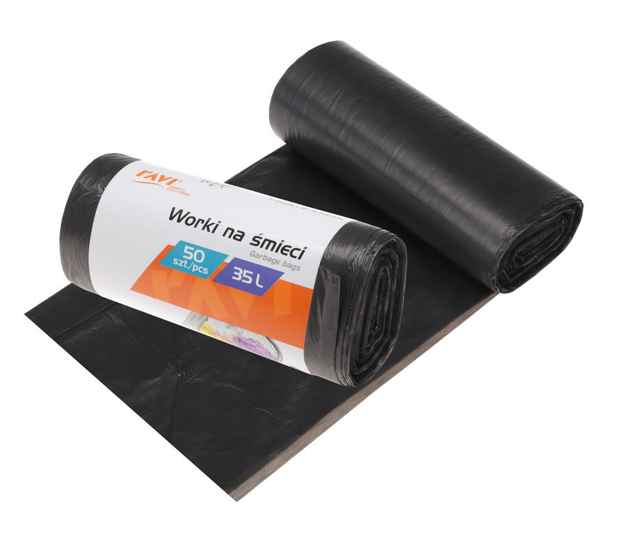 HDPE мешки для мусора, 35 л 50 x 60 см, 50 шт., 13.5 x 4.5 x 4.5, 00702, Simple Solution (00702)