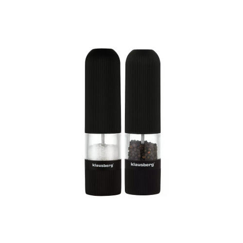 2 elektrisko garšvielu dzirnaviņu komplekts, melnas, 60 ml, Klausberg, KB 7574 (KB 7574)