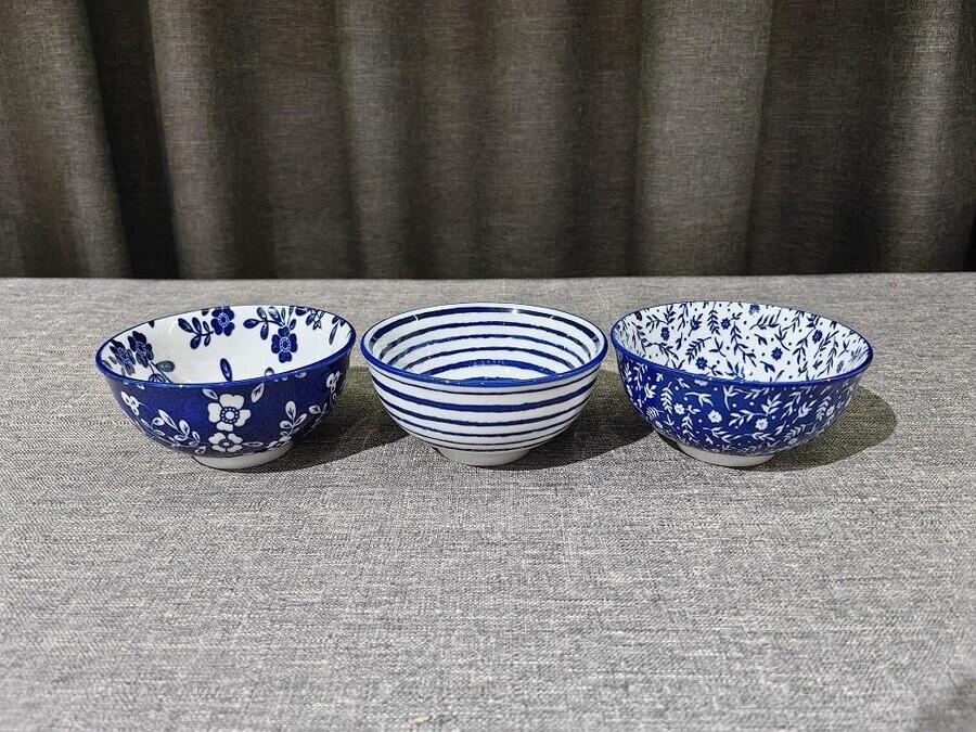 Porcelāna bļoda, 3 dažādi dizaini, 5
