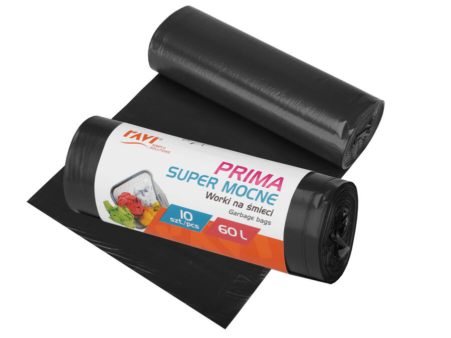 PRIMA LDPE atkritumu maisi 60 L