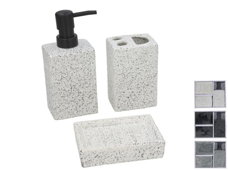 BATH&GO Keramikas vannas istabas komplekts, ziepju