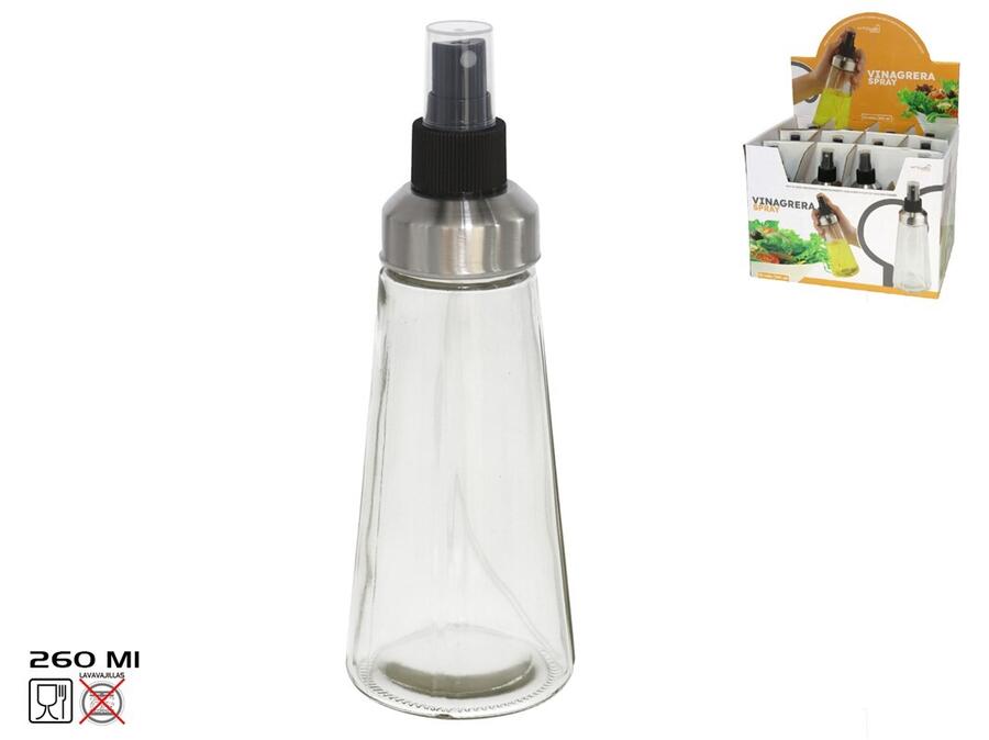 Etiķa smidzinātāja pudele 260 ml, 20 x 7 x 7 cm, KITCHEN&GO (8445393025735)