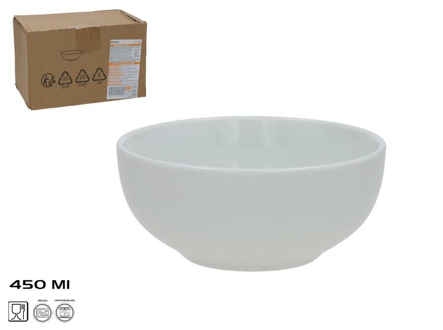 Фарфоровая миска 14 см 450 мл, 13,7x13,7x6 см, KITCHEN&GO (8445393536392)