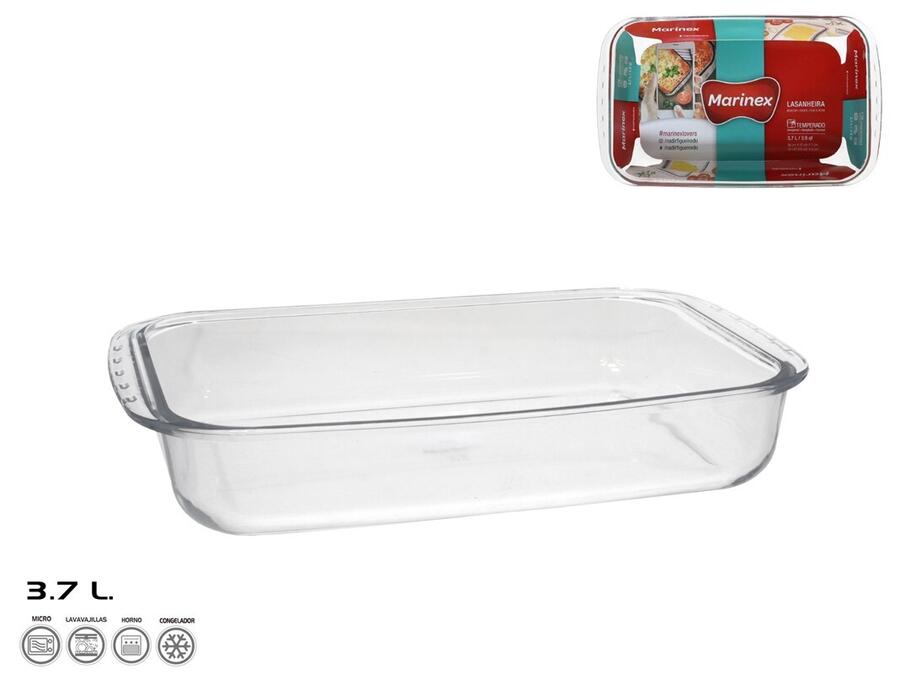 Stikla cepamtrauks 36x22x7 cm 3,7