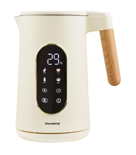 Elektriskā tējkanna 1.7L 2200W, bēša/rozā