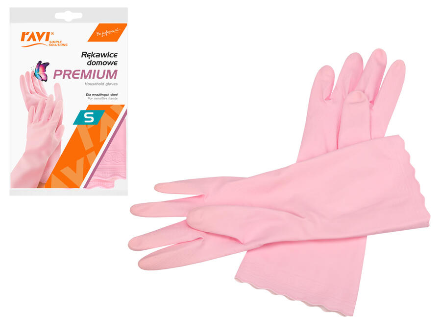 PREMIUM mājsaimniecības cimdi S, 1 pāris