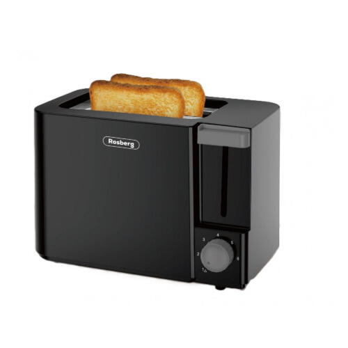 Tosteris, 700W, 2 šķēlēm, melns, 55R51440FB