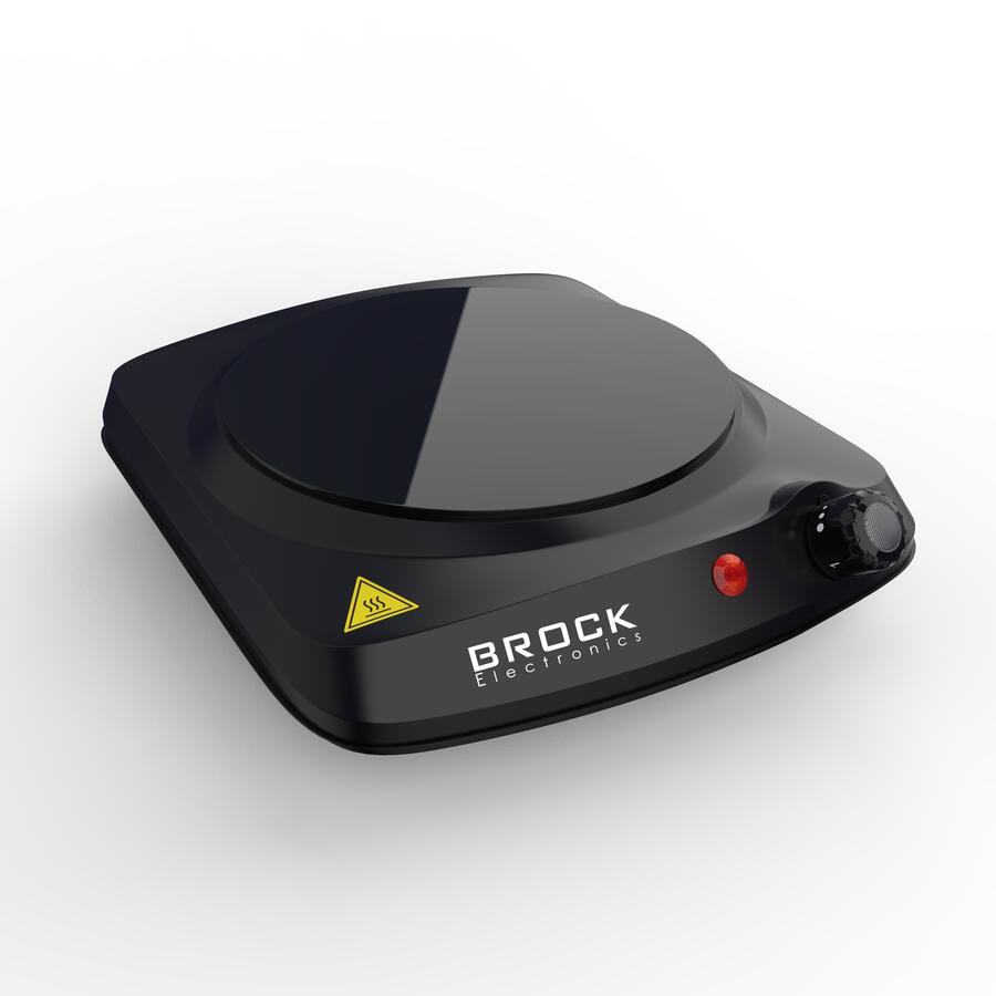 Brock Electronics Vienriņķa infrasarkanā plīts, keramika