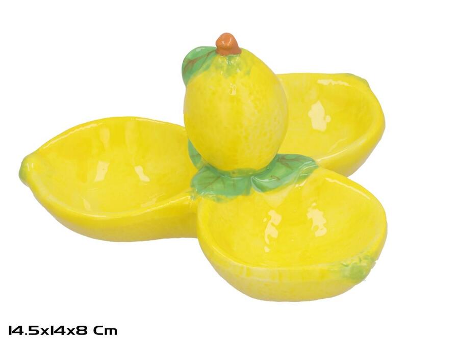 Uzkodu šķīvis "Lemon" 14,5x14x8